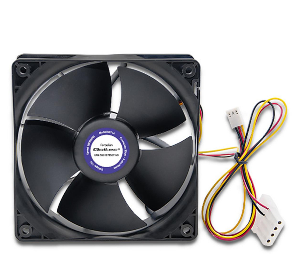 QOLTEC ForceFan 6000 RPM | 120mm | 12V 50714 - 1071227 - zdjęcie